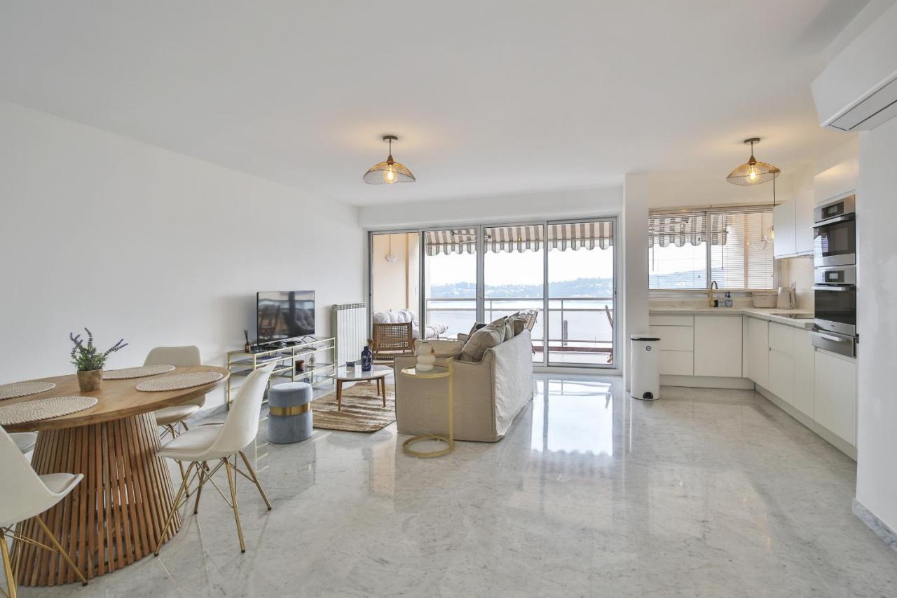 Sublime Appartement Vue Mer. Parking/Piscine/Clim Villefranche-sur-Mer Zewnętrze zdjęcie