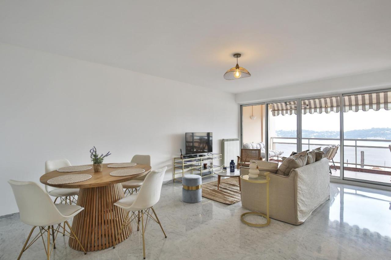 Sublime Appartement Vue Mer. Parking/Piscine/Clim Villefranche-sur-Mer Zewnętrze zdjęcie