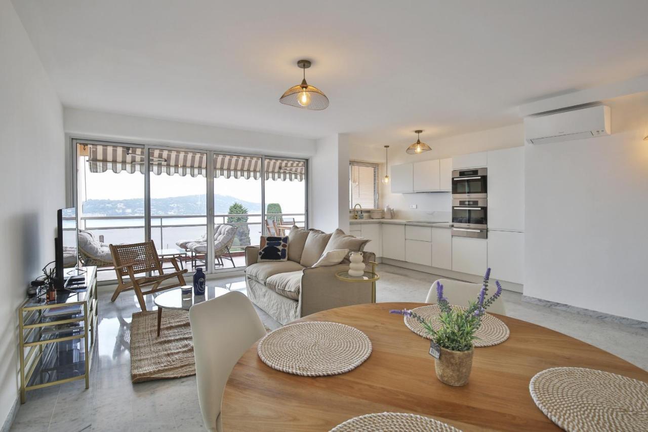 Sublime Appartement Vue Mer. Parking/Piscine/Clim Villefranche-sur-Mer Zewnętrze zdjęcie