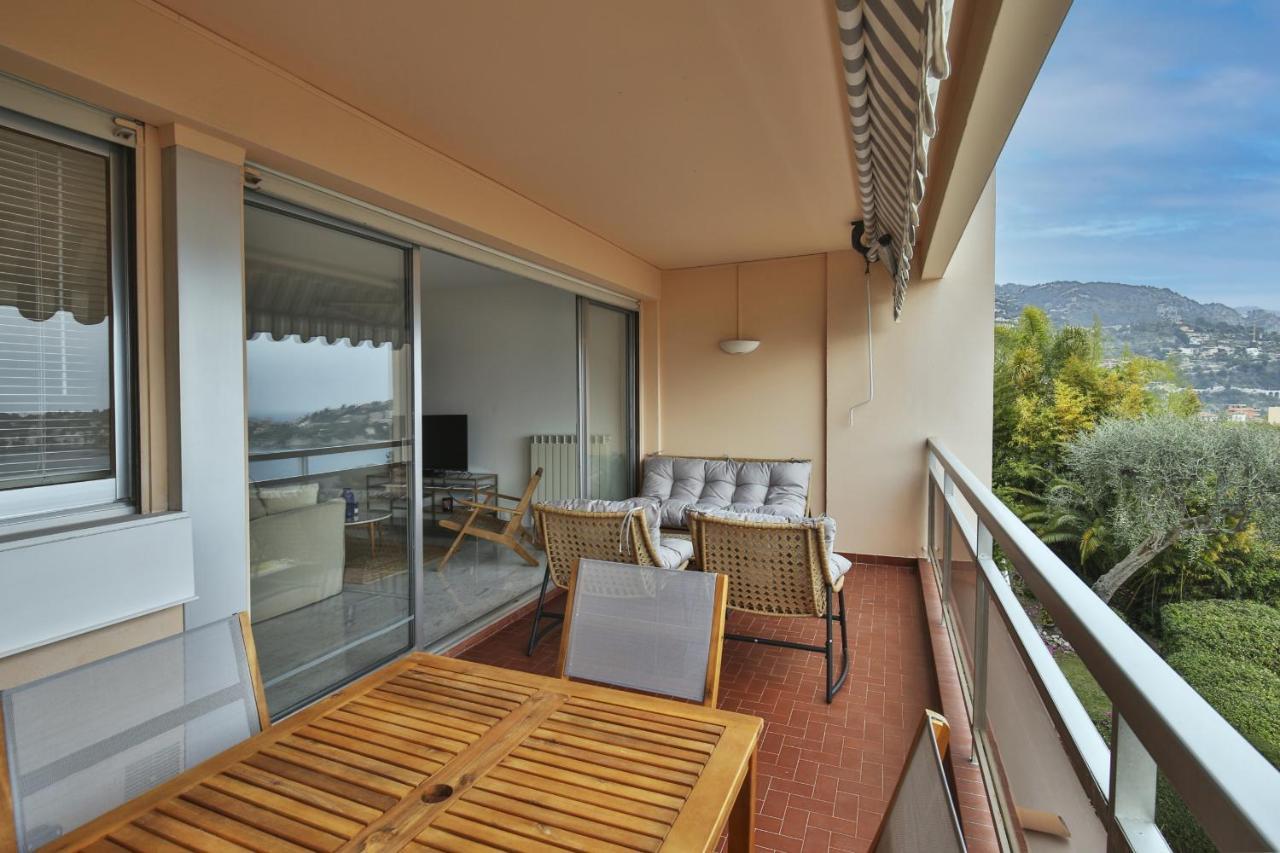 Sublime Appartement Vue Mer. Parking/Piscine/Clim Villefranche-sur-Mer Zewnętrze zdjęcie