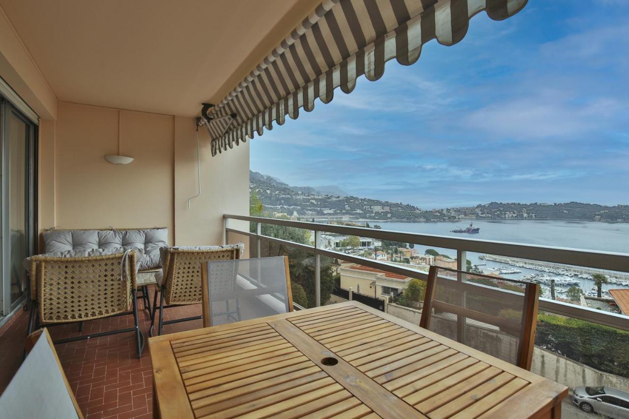 Sublime Appartement Vue Mer. Parking/Piscine/Clim Villefranche-sur-Mer Zewnętrze zdjęcie