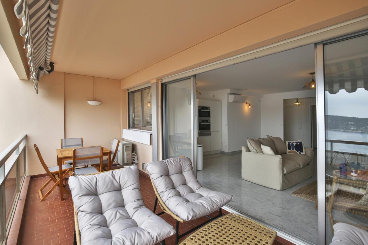 Sublime Appartement Vue Mer. Parking/Piscine/Clim Villefranche-sur-Mer Zewnętrze zdjęcie
